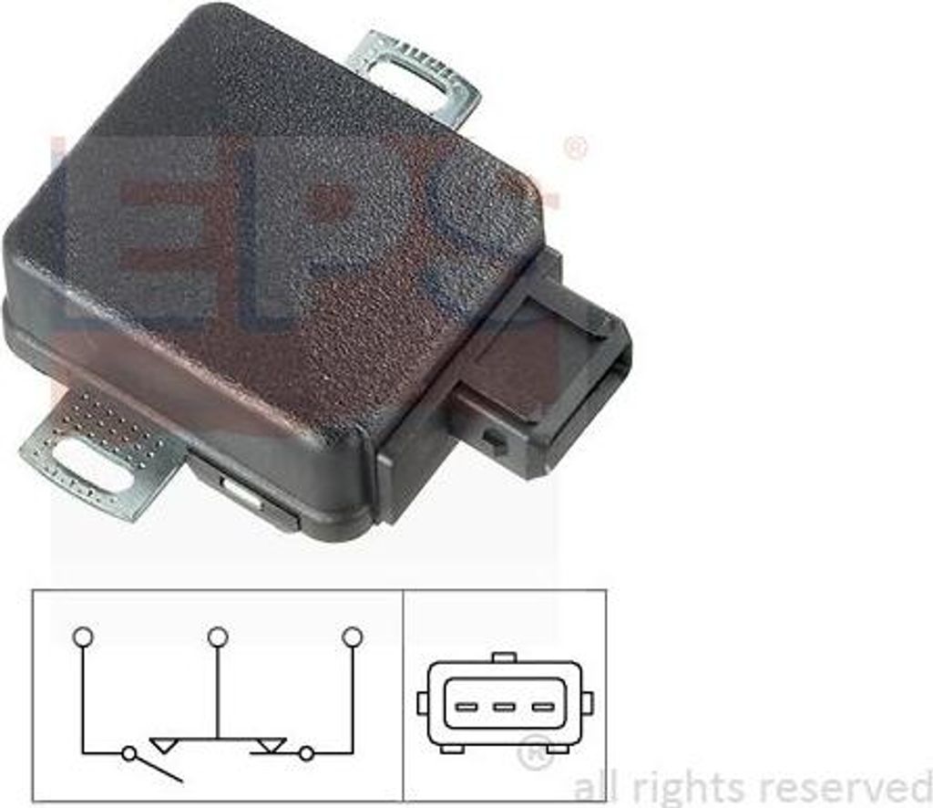 EPS 1.995.066 Drosselklappenpositionssensor OE 8945232020 kompatibel mit Sephia, MX-5