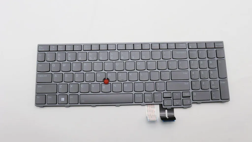 Clavier d'ordinateur Lenovo CS22 P16 5N21F39345 Ergonomique Noir