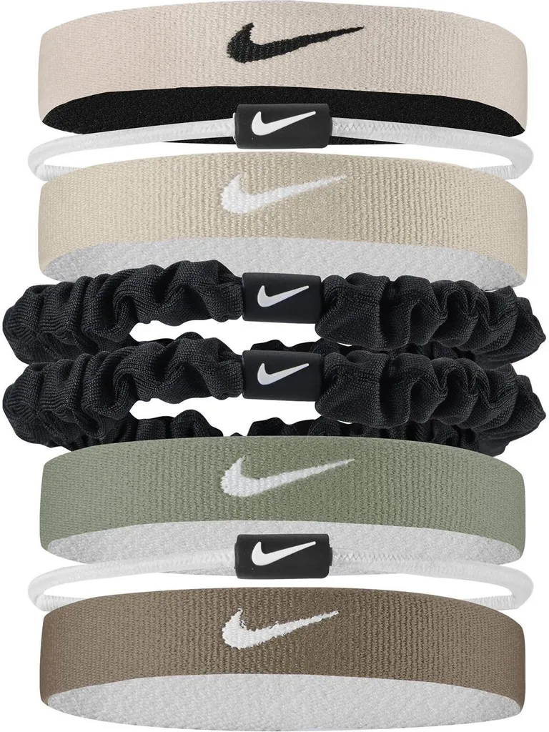 Set 8 Fasce Nike Skinny CS2449 Elastiche Sport Rosa/Bianco per Donna