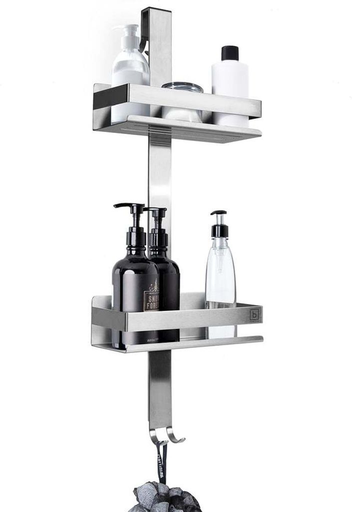 Organizzatore doccia BENKSTEIN - acciaio inox - con 2 Immagine del prodotto 