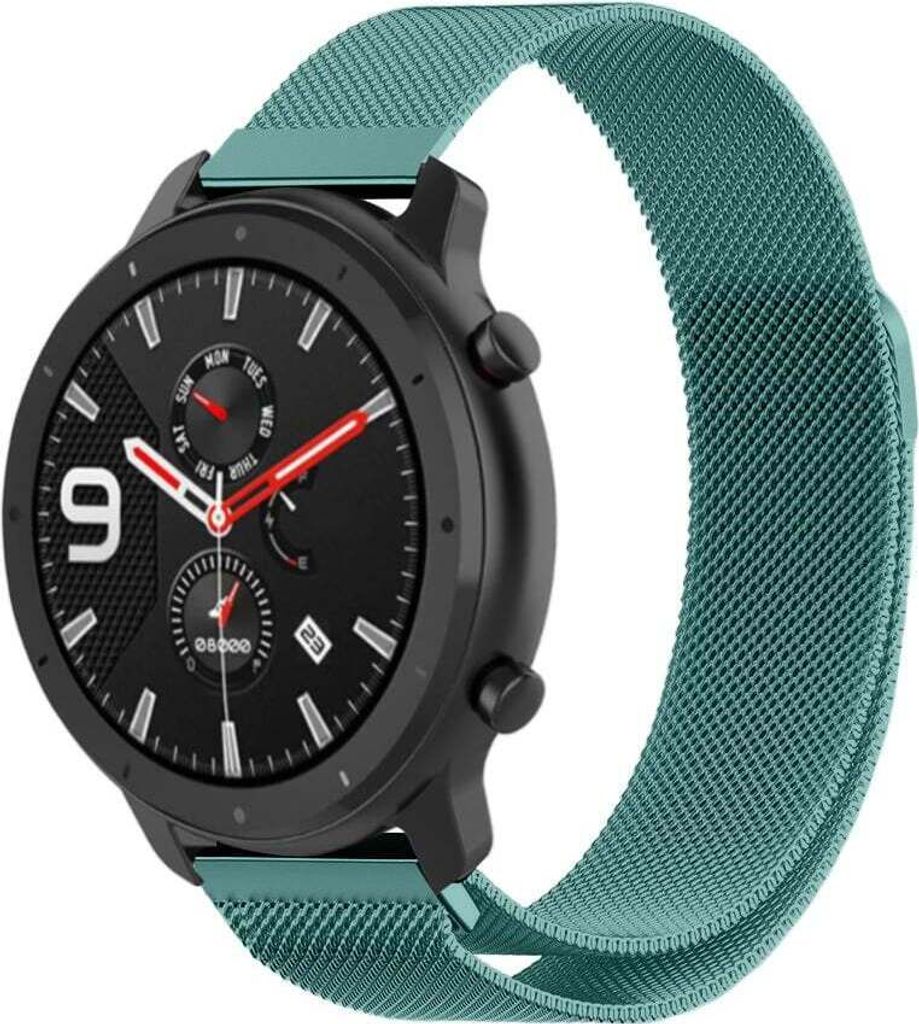 Strap-It Xiaomi Amazfit GTR Milanese Armband (Grün)