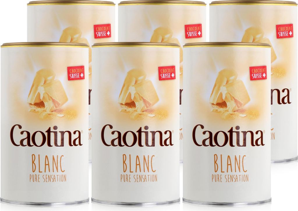 Caotina Blanc Trinkschokolade - Kakaopulver mit weisser Produktbild 