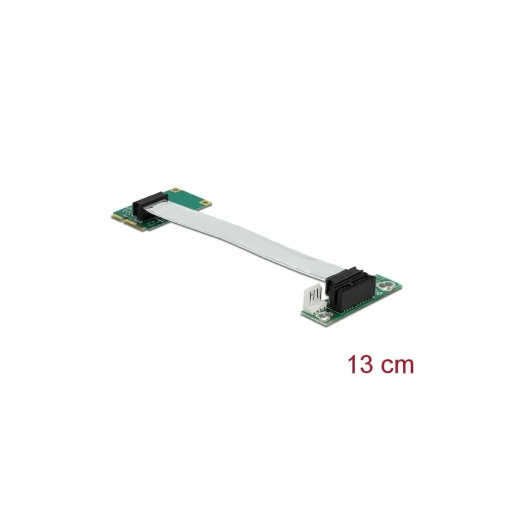 Carte Riser Delock 41370 Mini PCI Express vers PCI Express x1 Gauche - 5