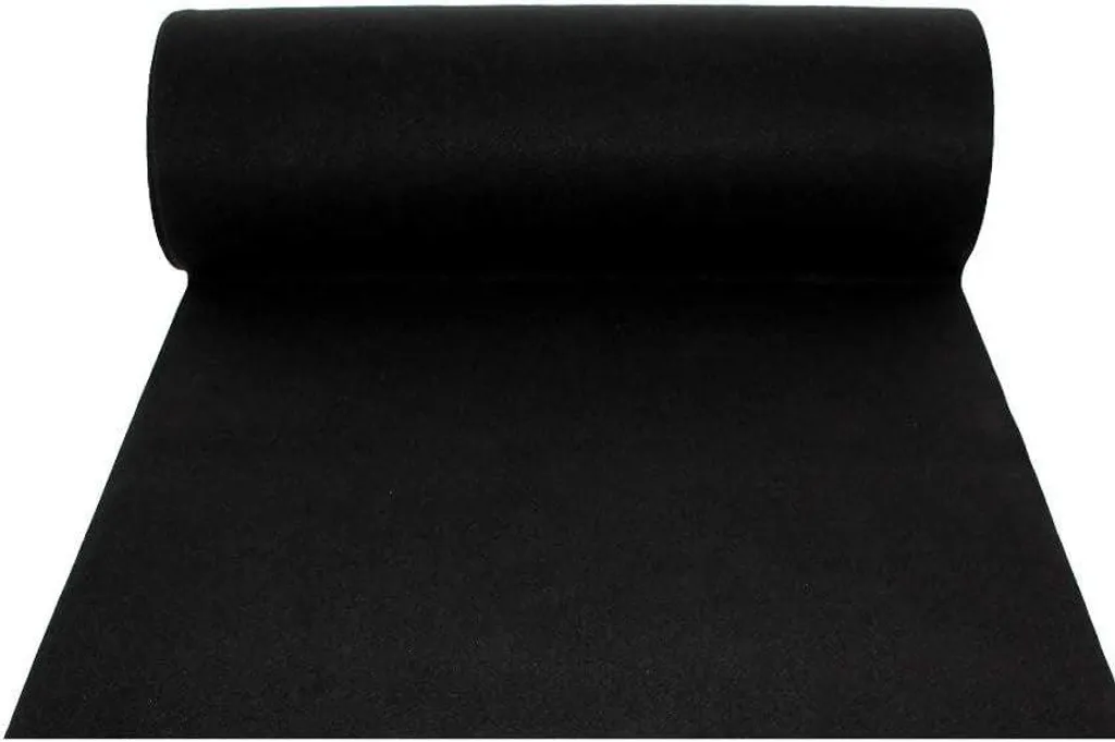 Rouleau de passage pour tapis extérieur noir 1x30m résistant aux UV