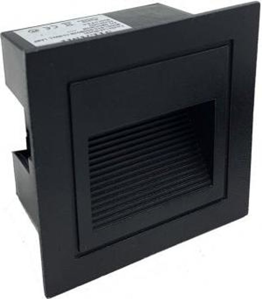 Encastré Mural LED 3W IP44 Noir Image du produit 