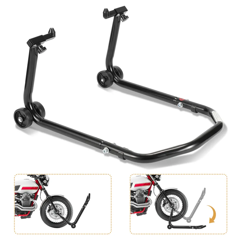 Portamoto Anteriore Clanmacy - Supporto Ruota Regolabile per Tutte le Moto