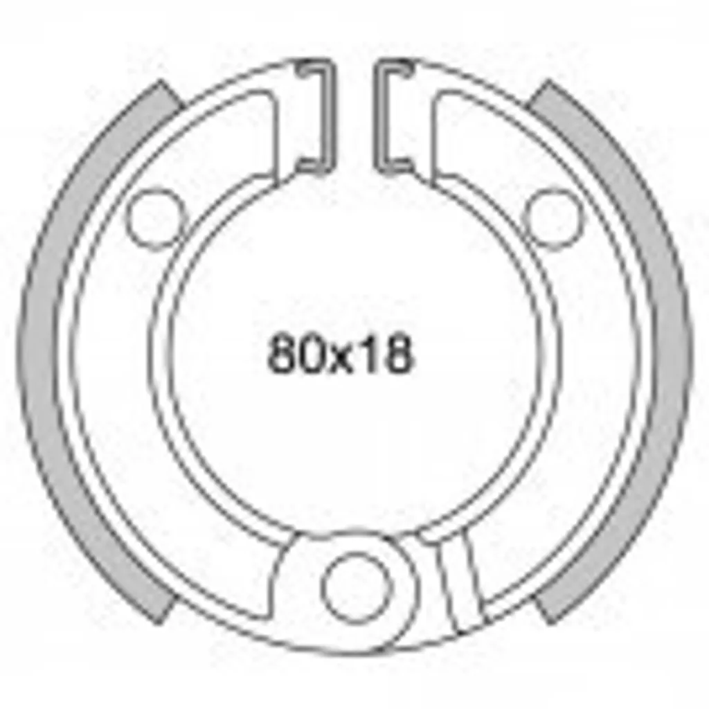Segment de Frein Tambour 1093 Vision SC ST V Haute Performance Newfren