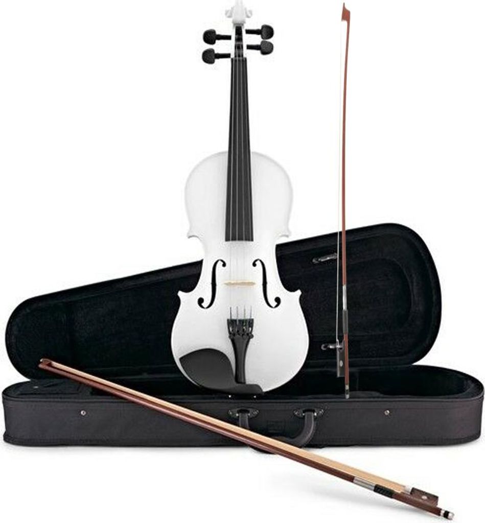Klassische Holzvioline von DEPOX®, Größe 4/4, zwei Bögen, Produktbild 