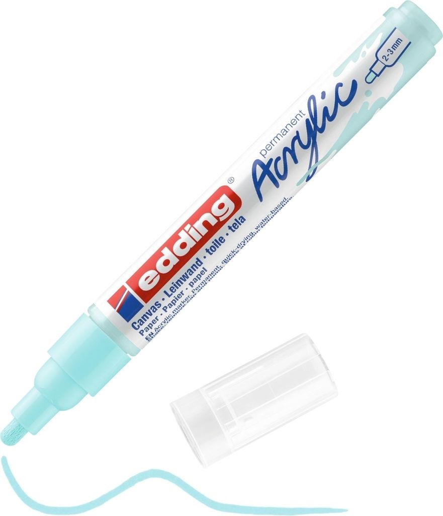 Edding - Acrylmarker EDDing E -5100 m Pastellblau | 1 Stück | 10 Stück
