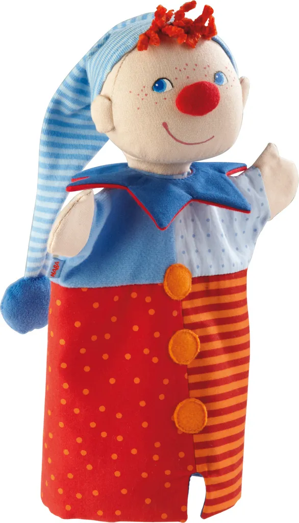 Marionnette à main Kasper pour théâtre de marionnettes Haba 2180 souple