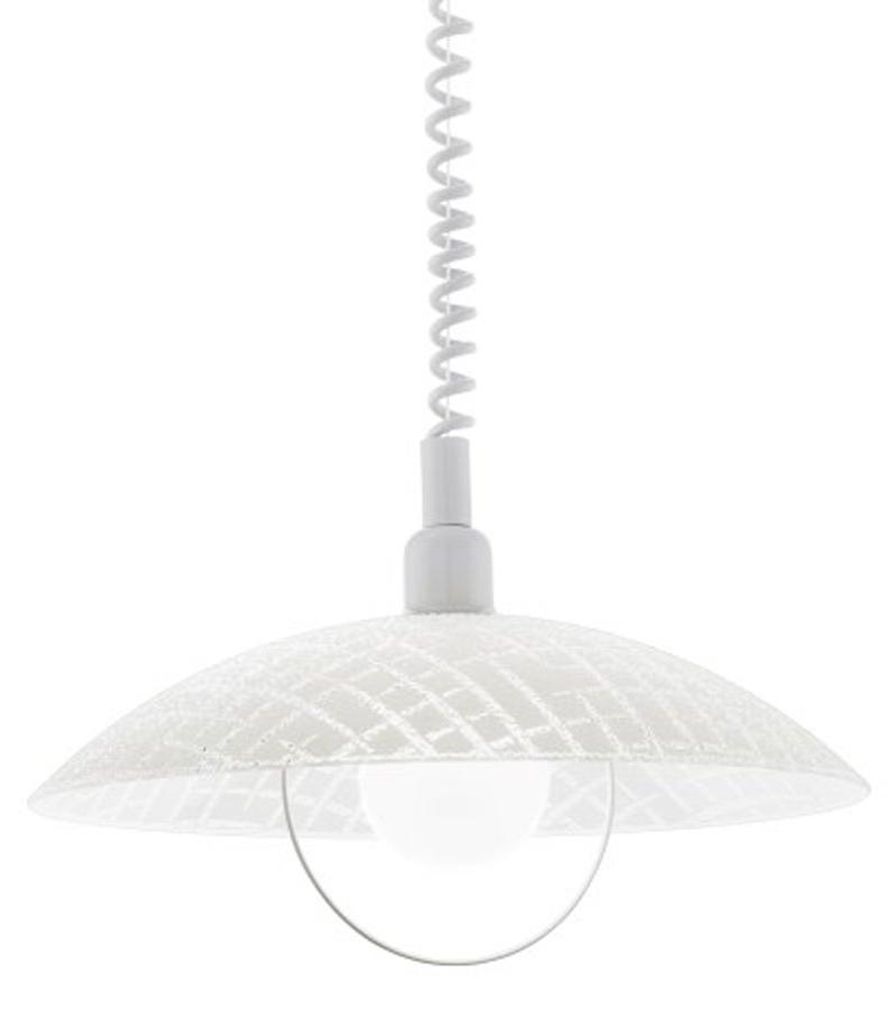 Lampe à suspendre Ø 42cm verre avec structure Alvez Image du produit 