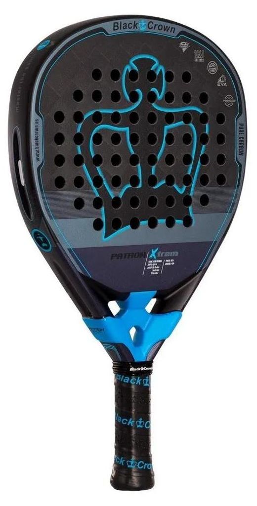 Black Crown Patron Xtrem Padel Racket Blue 355-370 gr Blue Obrázok produktu 