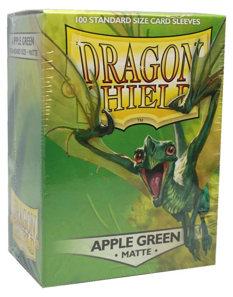 2x Protège-cartes Dragon Shield Apple Green Matte pour TCG