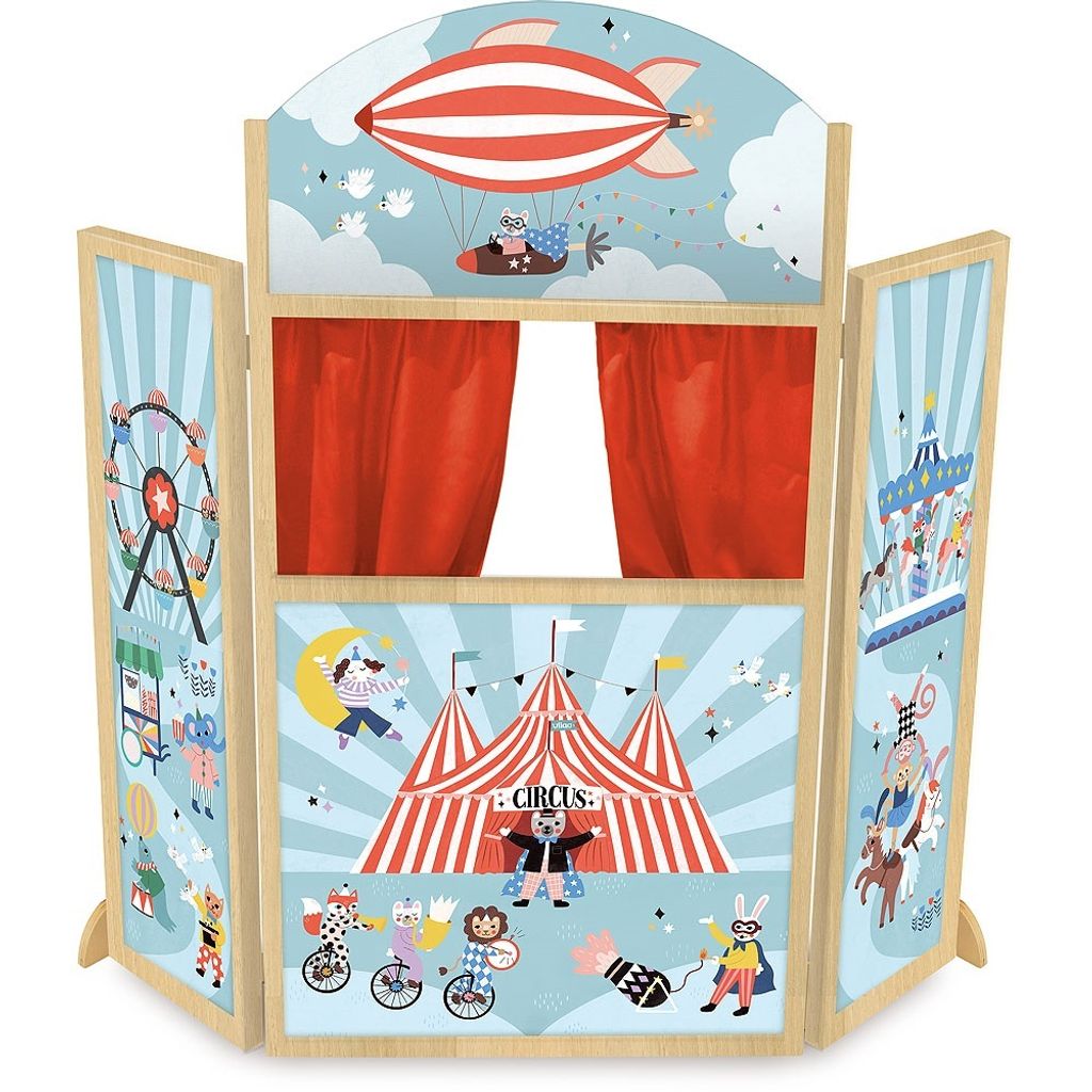 Vilac Holz Circus Theater Spielzeug - fantasievolles Produktbild 