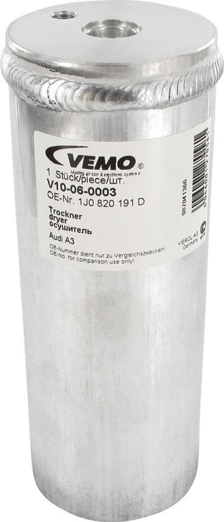VEMO Klimatrockner V10-06-0003 für VW Golf IV Schrägheck (1J1) 160mm Aluminium 64mm 0,452kg