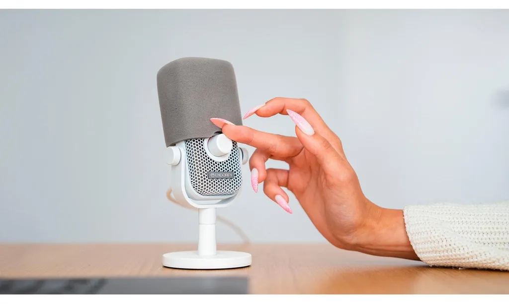 Micro pour Télétravail et Visioconférence Endorphs Solum Voice S Onyx White - 15