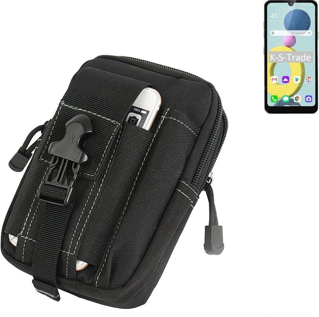 K-S-Trade Gürtel Tasche kompatibel mit LG Electronics Xpression Plus 3 Gürteltasche Holster Schutz Hülle Handy Hülle Smartphone outdoor