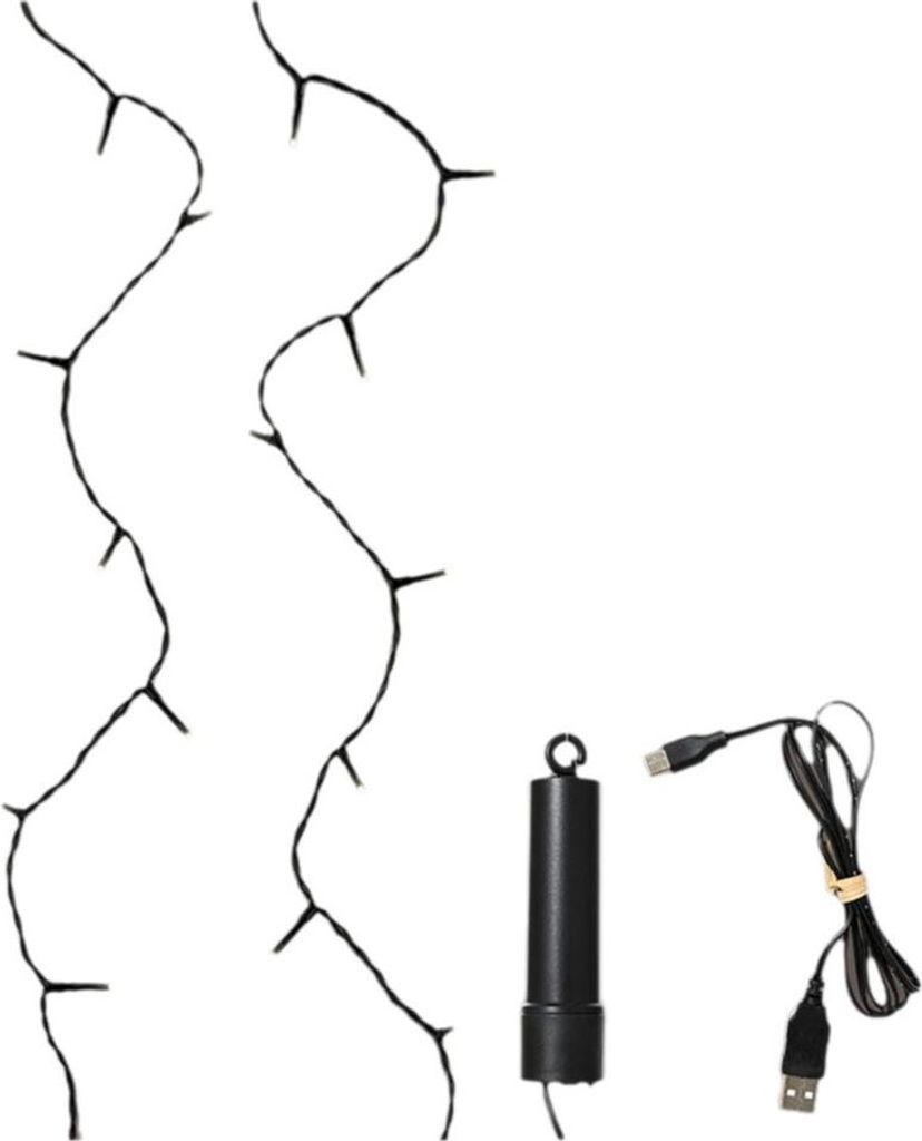 Lumineo, USB Lichterkette BASIC Twinkle, 100 LED 7,4 m, klassisch warm