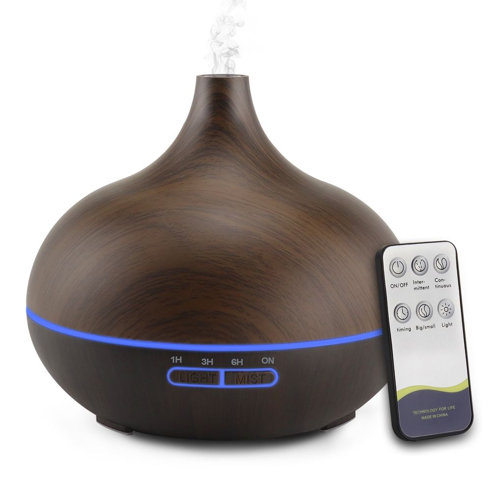 RGB LED Ultraschall USB Luftbefeuchter Aroma Diffuser Aromatherapie Duftlampe 1L 