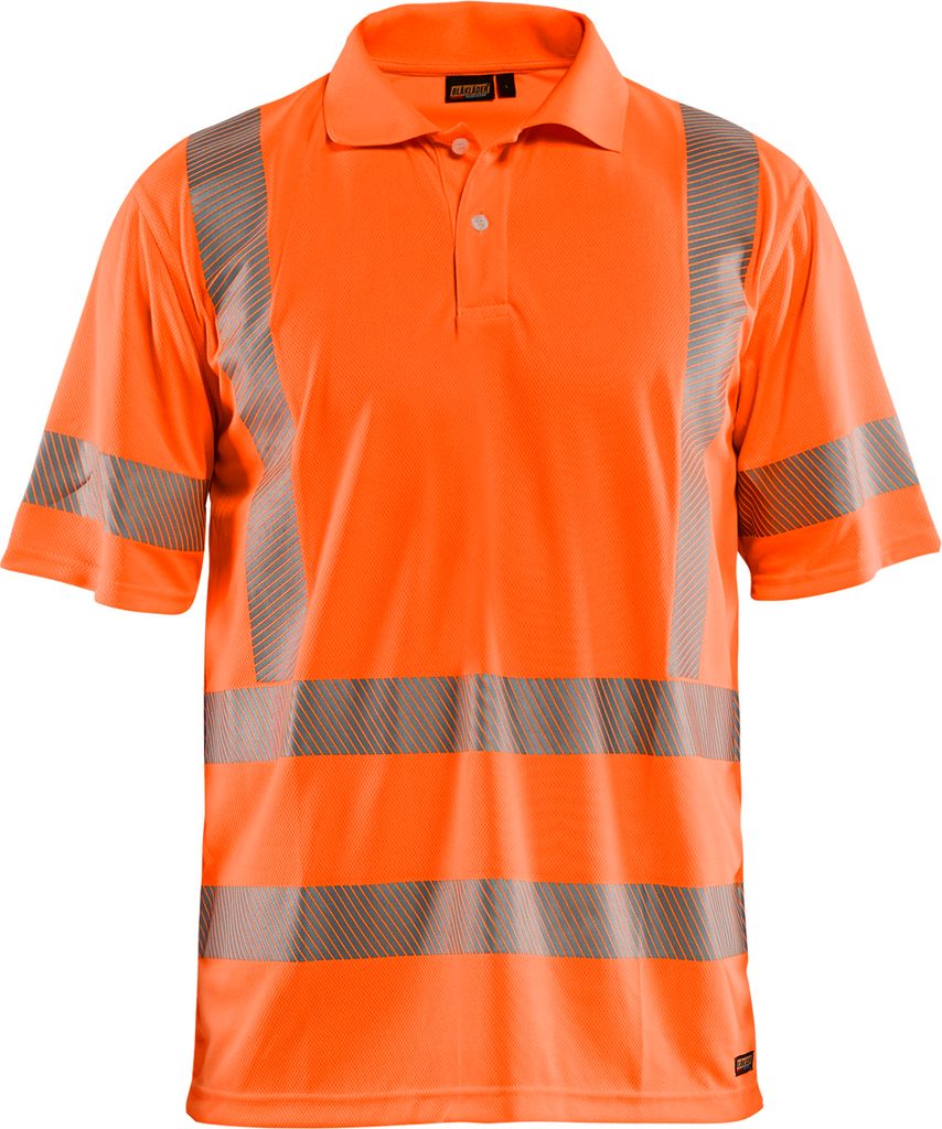 Blakläder High Vis Polo Shirt High Vis 3428 1013 in div. Farben, Farbe:high vis rot, Größe:XL