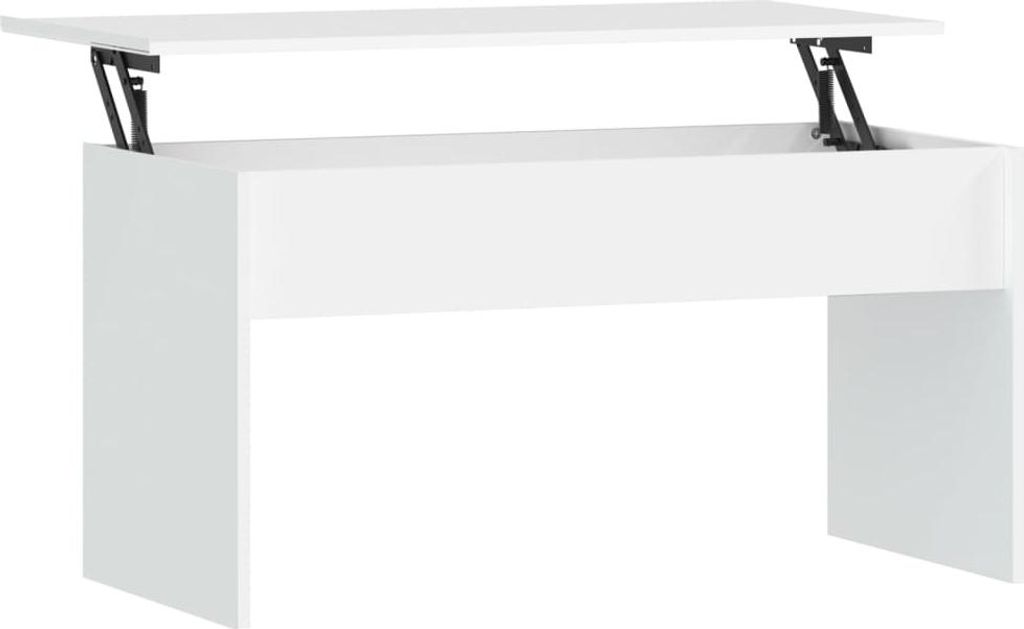 vidaXL Konferenčný stolík biely 102x50,5x52,5 cm Drevo Obrázok produktu 