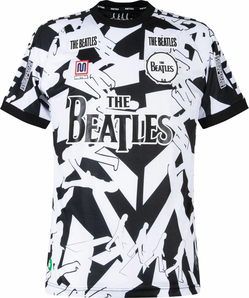 The Beatles - "Meyba" Trikot für Herren/Damen Uni RO10894 (XS) (Schwarz/Weiß)
