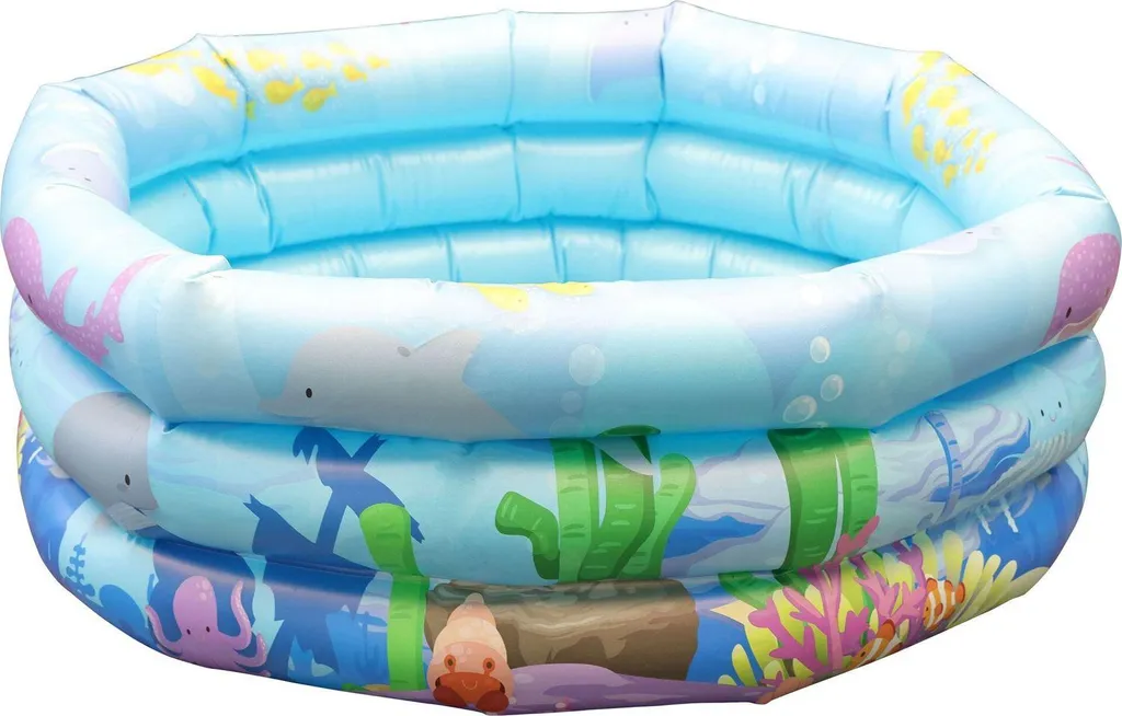 Splash & Fun Pataugeoire Ocean 175x30cm pour jardin et enfants