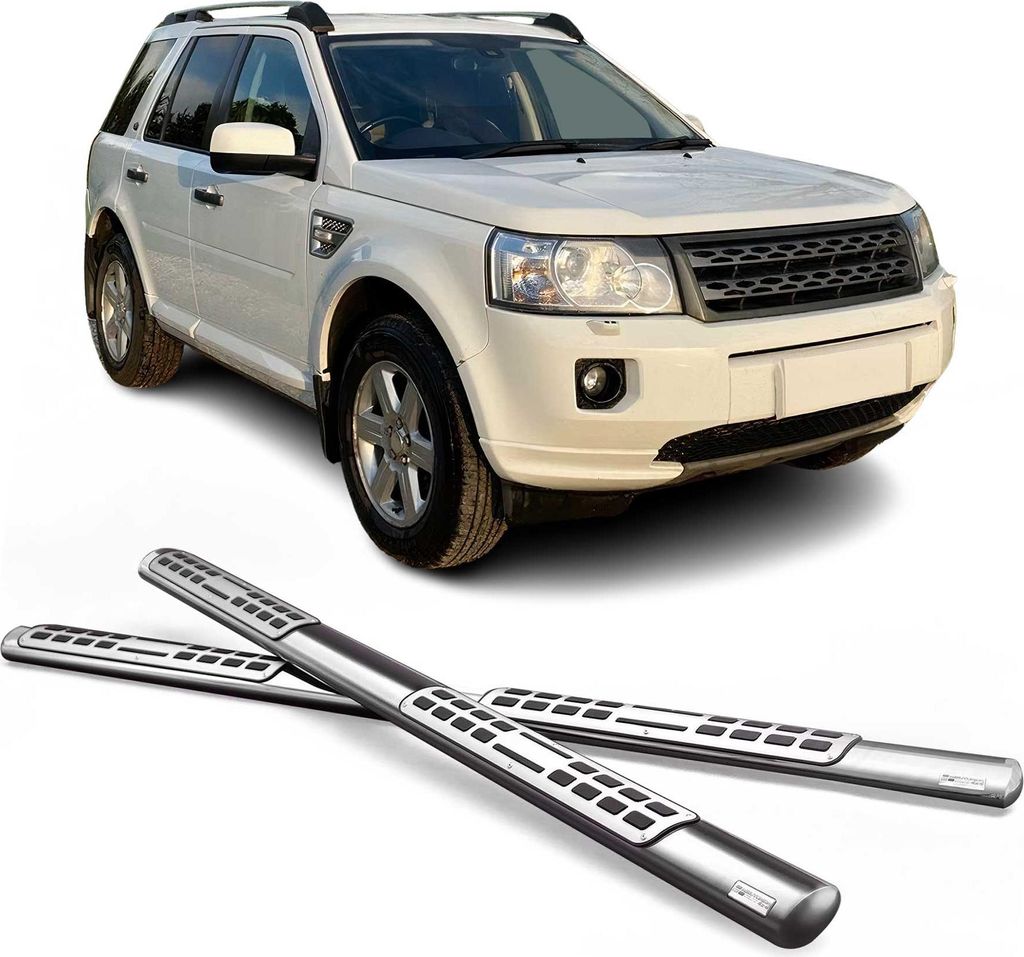 Stahl Seitenschweller Schwellerrohre für Land Rover Freelander 2 2007-2014 Grau