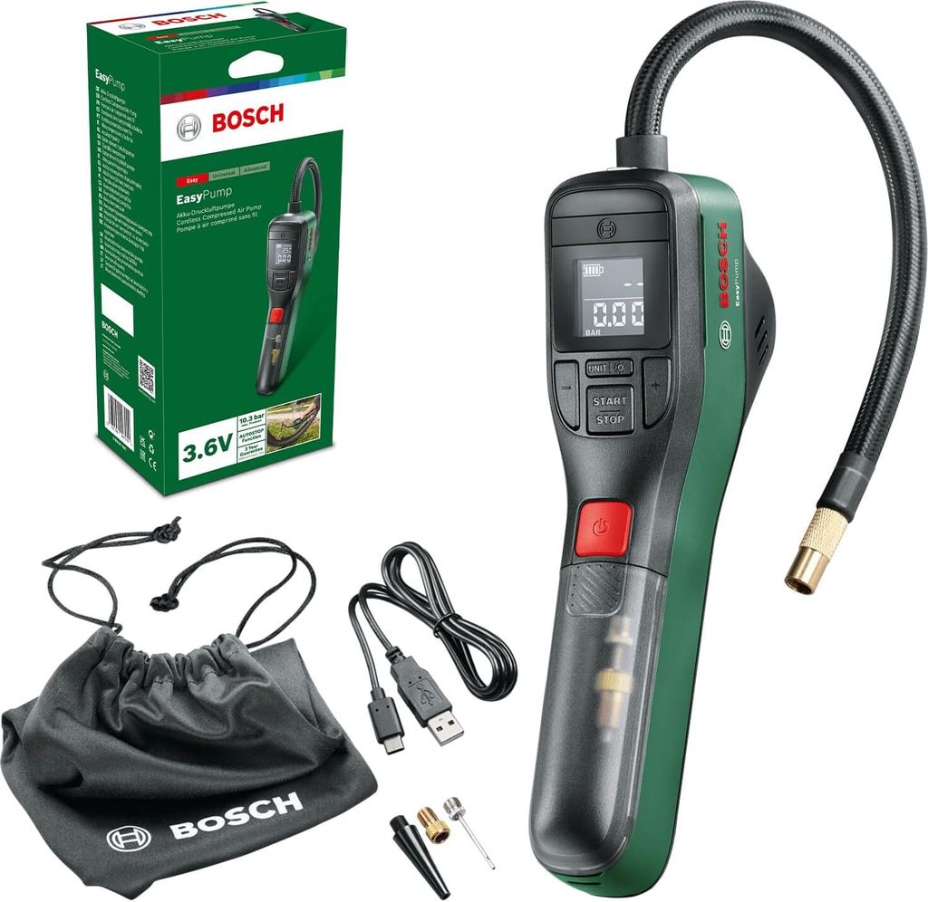 BOSCH EasyPump Akku-Druckluftpumpe 10.3 bar Produktbild 9