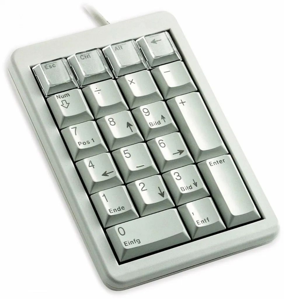 Pavé Numérique USB Cherry G84-4700 - Idéal pour Comptabilité Layout DE - 6