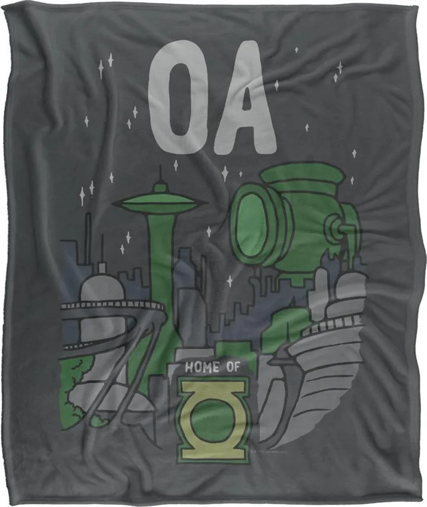 Couverture Green Lantern OA Multicolore - Plaid de Canapé Douillet TV19746