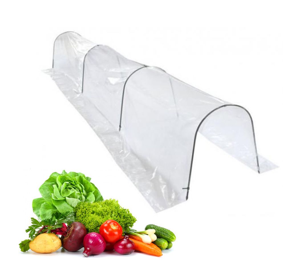 Mini Garten Gewächshaus Folie Tunnel Gartenstangen Folie Produktbild 11