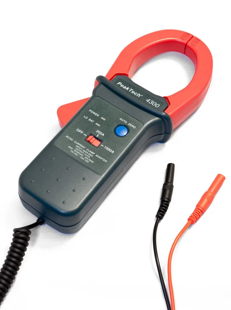 Mesurez 1000A sans Couper de Câble : Adaptateur PeakTech P 4300 4mm - 2