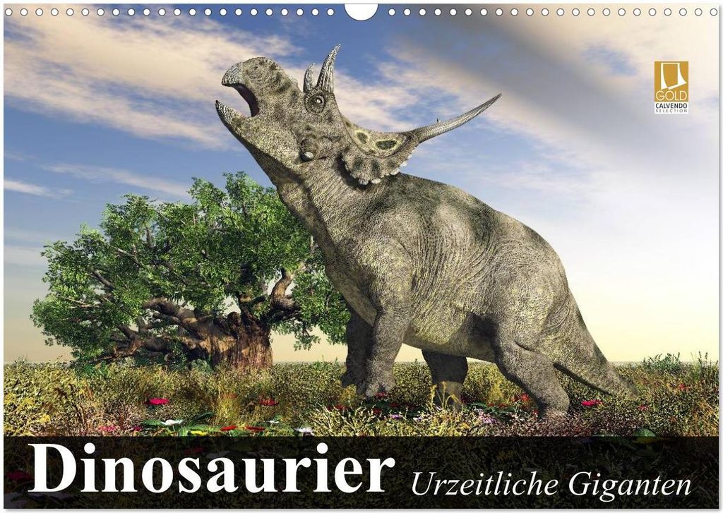 Dinosaurier. Urzeitliche Giganten (Wandkalender 2026 DIN A3 quer), CALVENDO Monatskalender