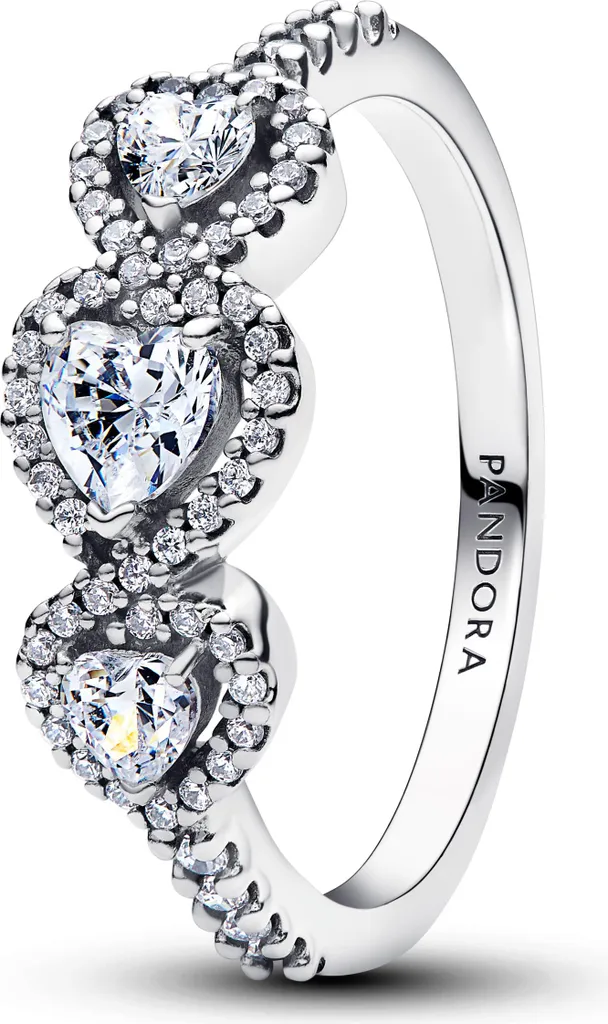 Anello Argento 54 Trilogia Cuore - Regalo Anniversario Donna