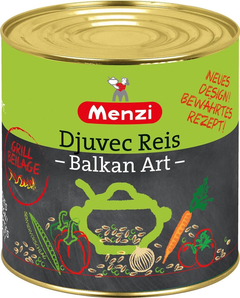 Menzi Djuvec Ryż po bałkańsku z 21% warzyw 2500g Zdjęcie produktu 
