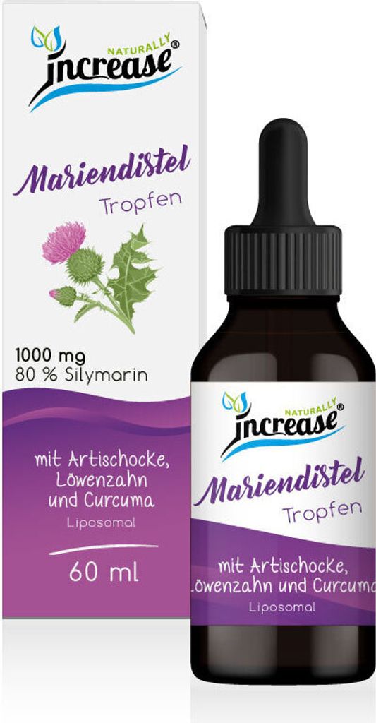 Liposomale Mariendistel Tropfen mit Artischocke, Löwenzahn Produktbild 
