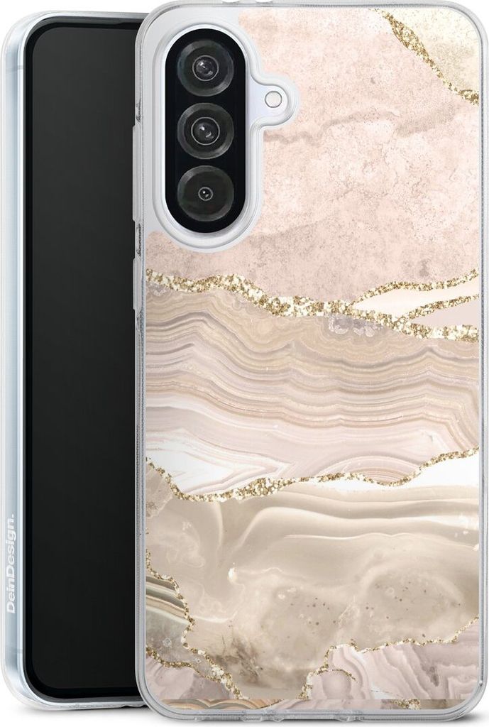DeinDesign Handyhülle für Samsung Galaxy A56 5G Silikon Hülle Case Smartphone Schutzhülle Glitzer Look Marmor Utart