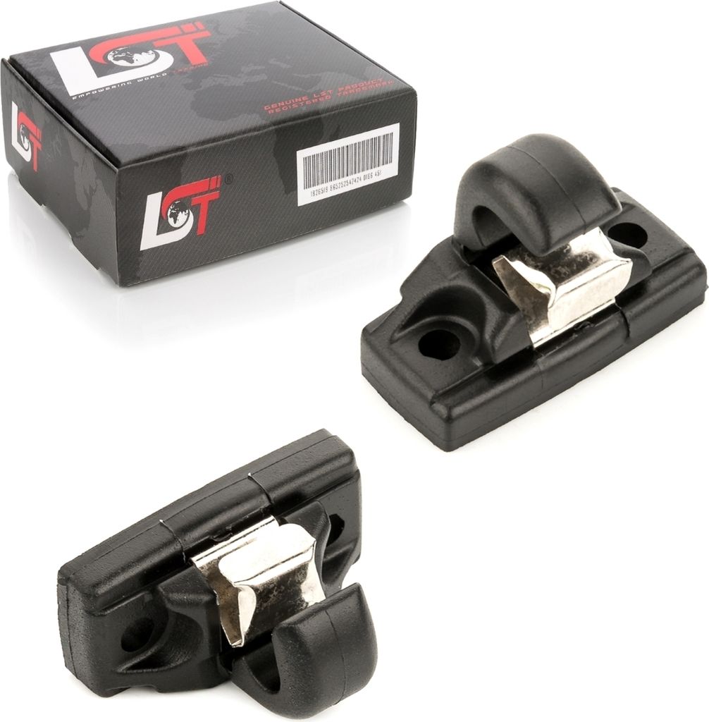 2x Sonnenblendenhalter Halterung Clips schwarz für AUDI A2 A3 A4 A5 A8 VW T5 T6