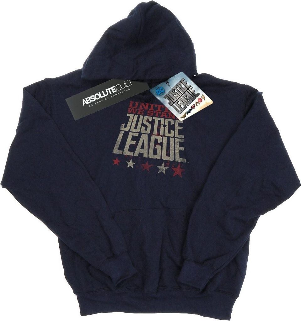 DC Comics - "Justice League United We Stand" Kapuzenpullover für Herren BI12537 (S) (Marineblau)