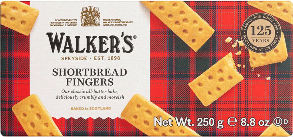 Walkers Pure Butter Shortbread Fingers Szkockie herbatniki Zdjęcie produktu 