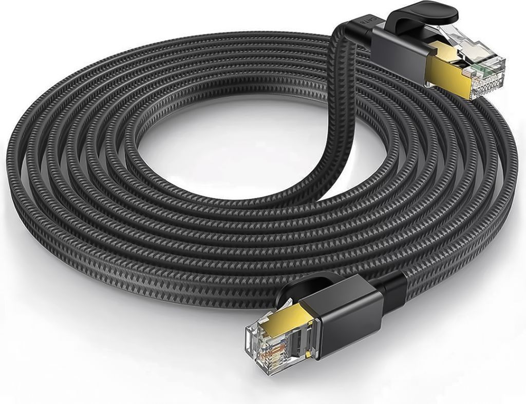 Reagle Cat8 Ethernet Kabel 15m LAN Netzwerkkabel 40Gbps 2000Mhz Vergoldeter RJ45