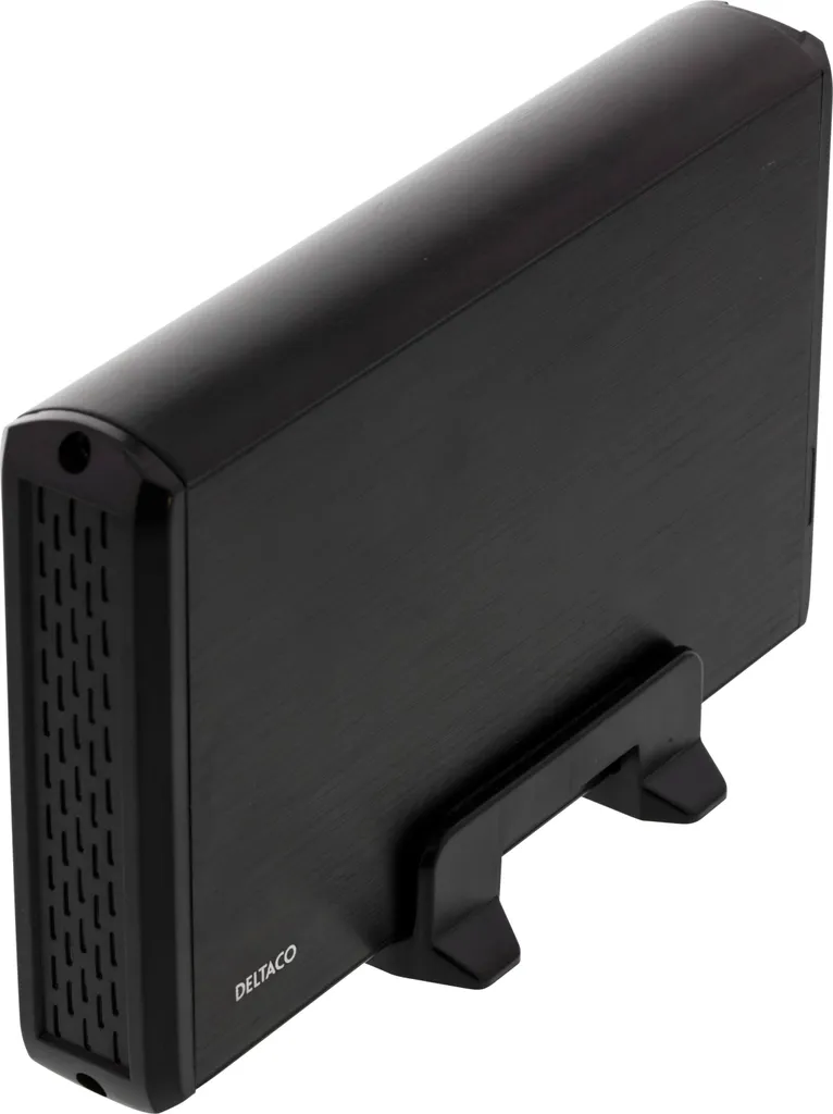 Boîtier Disque Dur Externe 3.5 Pouces USB 3.0 Noir Deltaco MAP-GD33U3