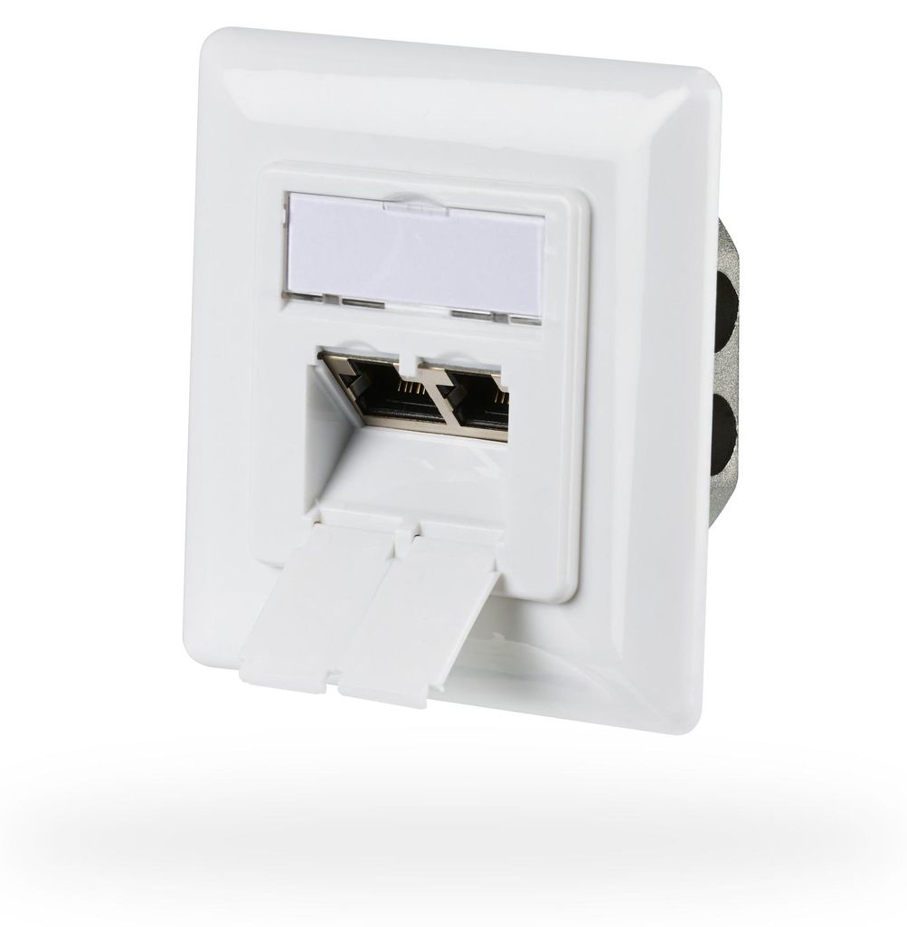 EFB Netzwerkdose CAT6a Unterputz 2-fach RJ45,
