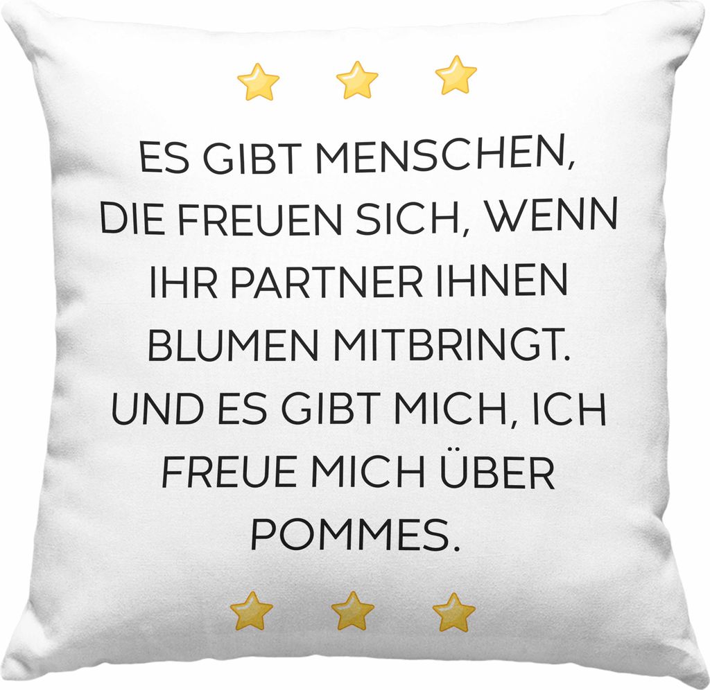 Trendation - Lustige Deko-Kissen mit Füllung 40x40 mit Spruch für Frauen Männer Arbeit Büro Lustig Deko-Kissen mit Füllung 40x40n Becher mit S...