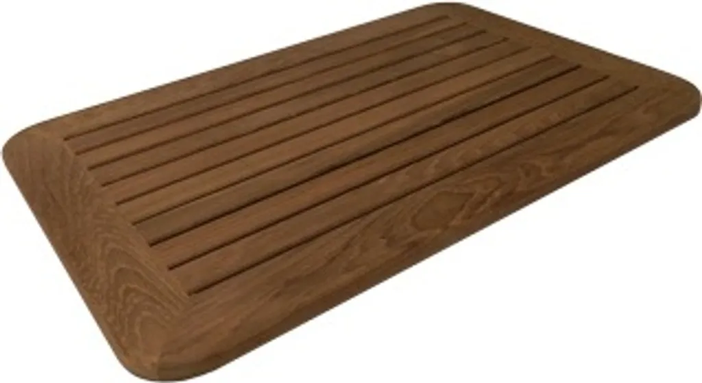 Plateau de table Ø 610mm en teck massif durable et résistant à l'eau