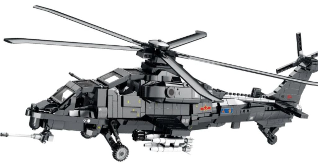 Reobrix WZ10 Helikopter Klemmbaustein Modell 1366 Teile ab Produktbild 