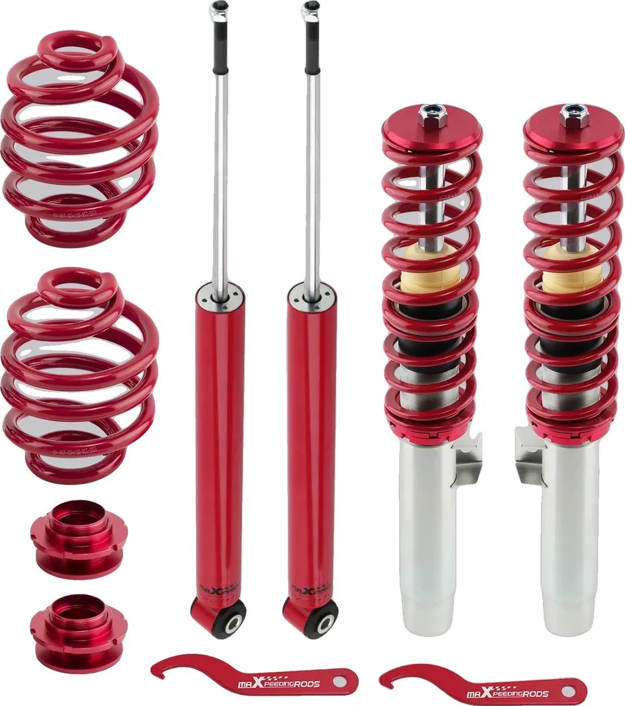 Suspension filetée contre le roulis réglable avec ressort 7 kg/mm