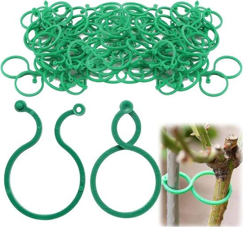 Attaches pour plantes grimpantes - 200 pièces anti-casse pour tiges fines
