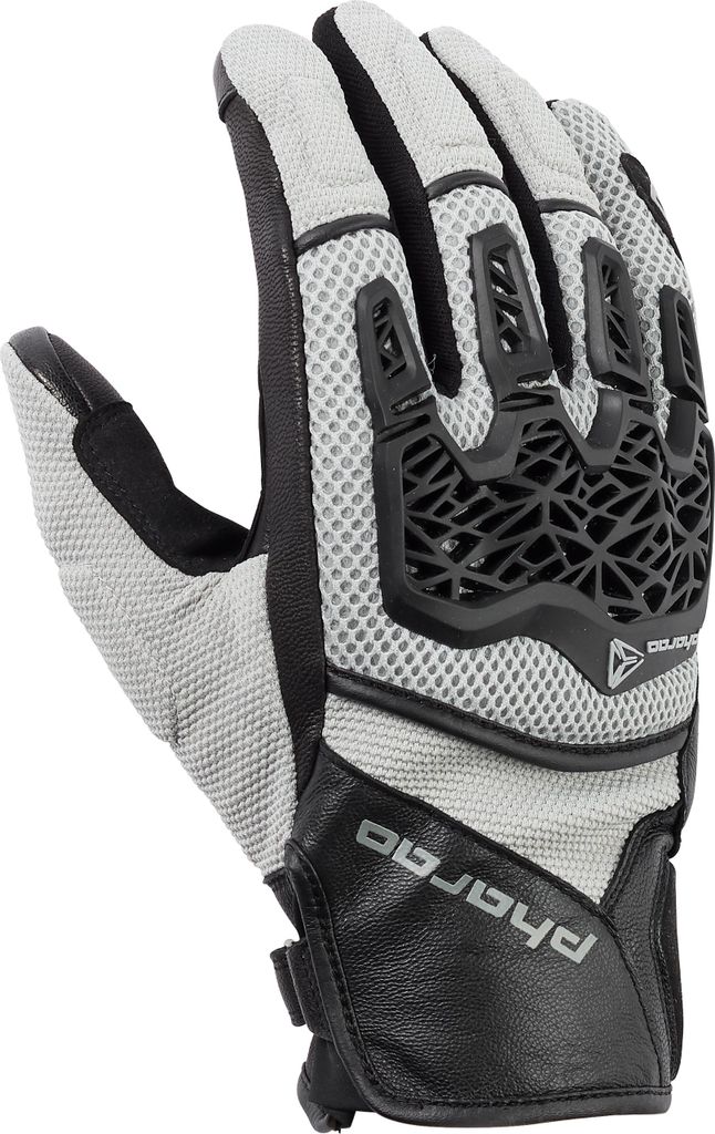 Pharao Yuma Air Kurz Motorrad-Handschuh, Leder/Textil, Belüftung, Schutz